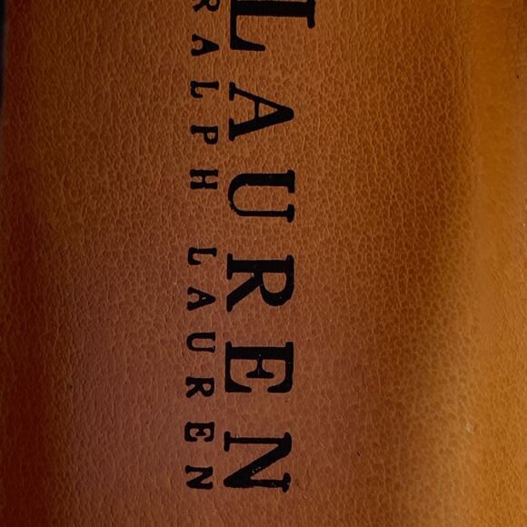 Lauren Ralph Lauren NWOB Cocodrile Women High Heels Brown Sz 10 B Made … - Picture 10 of 12